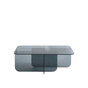 ZELIE - Glass Rectangular Coffee Table by European Lifestyle, a Coffee Table for sale on Style Sourcebook