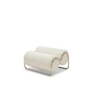 Chromeo Ottoman - [ Sorrento Moon ] by ELLISON STUDIOS., a Ottomans for sale on Style Sourcebook