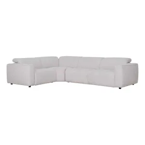 Nevada 4 Seater Modular Recliner Sofa in Domino Marshmallow by OZ Design, a Sofas for sale on Style Sourcebook