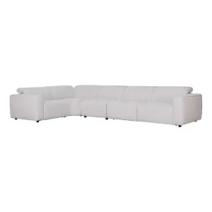 Nevada 5 Seater Modular  Sofa with 3 Recliners in Domino Marshmallow by OZ Design, a Sofas for sale on Style Sourcebook