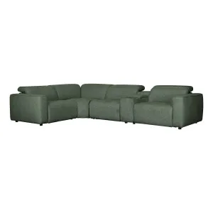 Nevada 4 Seater Modular Recliner  Sofa + Console in Domino Heritage by OZ Design, a Sofas for sale on Style Sourcebook
