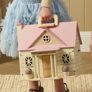 Carry Me Mini Dollhouse 14 Piece Set - Pink - Mocka by Mocka., a Kids Play Furniture for sale on Style Sourcebook