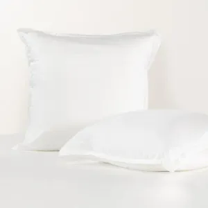 Lustro Pillowcase Pair - Bamboo, European, Moss - Canningvale by Canningvale_Lustro, a Sheets for sale on Style Sourcebook