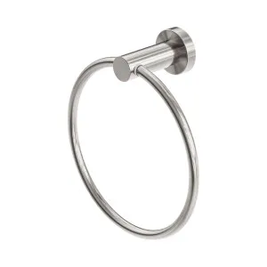 Mecca Hand Towel Ring Brushed Nickel by NERO, a Towel Rails for sale on Style Sourcebook