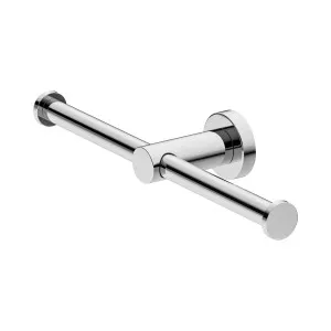 Mecca Double Toilet Roll Holder Chrome by NERO, a Toilet Paper Holders for sale on Style Sourcebook