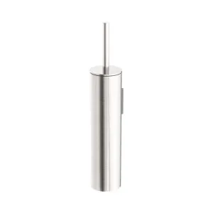 Mecca Toilet Brush Holder Brushed Nickel by NERO, a Toilet Brushes & Sets for sale on Style Sourcebook