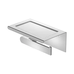 Bianca Toilet Roll Holder With Phone Holder Chrome by NERO, a Toilet Paper Holders for sale on Style Sourcebook