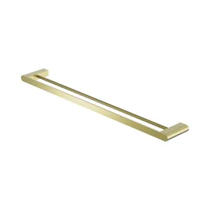 Bianca Double Towel Rail 800mm Brushed Gold by NERO, a Towel Rails for sale on Style Sourcebook
