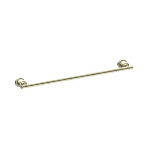 York Single Towel Rail 600mm Aged Brass by NERO, a Towel Rails for sale on Style Sourcebook