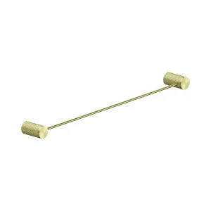 Opal Single Towel Rail 600mm Brushed Gold by NERO, a Towel Rails for sale on Style Sourcebook