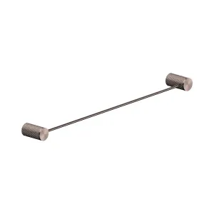 Opal Single Towel Rail 600mm Brushed Bronze by NERO, a Towel Rails for sale on Style Sourcebook