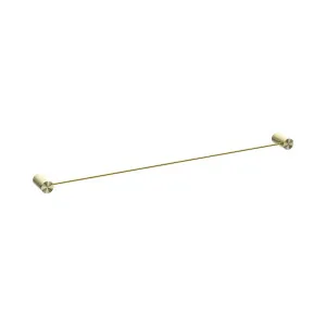 Opal Single Towel Rail 800mm Brushed Gold by NERO, a Towel Rails for sale on Style Sourcebook