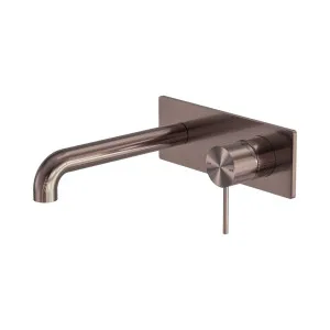 Mecca Wall Basin/Bath Mixer 120mm Brushed Bronze by NERO, a Bathroom Taps & Mixers for sale on Style Sourcebook
