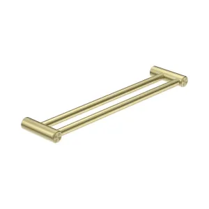 Mecca Care 25mm Double Towel Grab Rail 600mm Brushed Gold by NERO, a Accessible for sale on Style Sourcebook