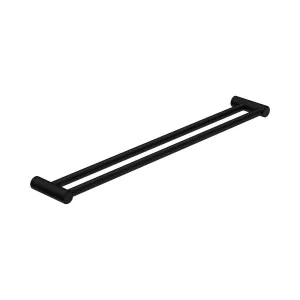 Mecca Care 25mm Double Towel Grab Rail 900mm Matte Black by NERO, a Accessible for sale on Style Sourcebook