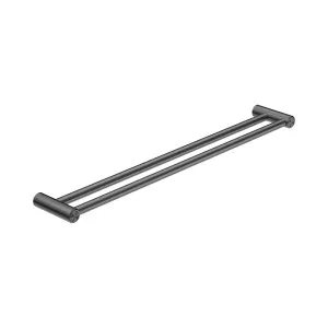Mecca Care 25mm Double Towel Grab Rail 900mm Gun Metal by NERO, a Accessible for sale on Style Sourcebook