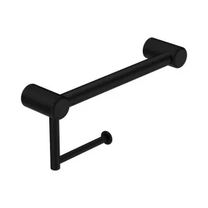 Mecca Care 25mm Toilet Roll Rail 300mm Matte Black by NERO, a Accessible for sale on Style Sourcebook