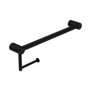 Mecca Care 25mm Toilet Roll Rail 450mm Matte Black by NERO, a Accessible for sale on Style Sourcebook