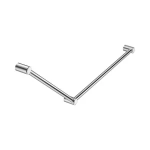 Mecca Care 32mm DDA Accessible Toilet Grab Rail Set 45 Degree 750X900mm Chrome by NERO, a Accessible for sale on Style Sourcebook