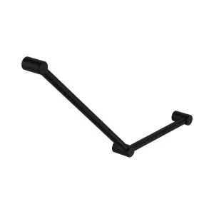 Mecca Care 32mm Ambulant Toilet Grab Rail 45 Degree 750X450mm Matte Black by NERO, a Accessible for sale on Style Sourcebook
