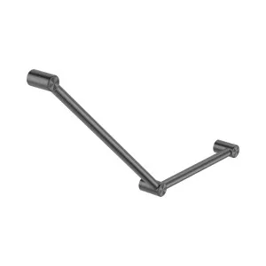 Mecca Care 32mm Ambulant Toilet Grab Rail 45 Degree 750X450mm Gun Metal by NERO, a Accessible for sale on Style Sourcebook
