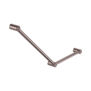 Mecca Care 32mm Ambulant Toilet Grab Rail 45 Degree 750X450mm Brushed Bronze by NERO, a Accessible for sale on Style Sourcebook
