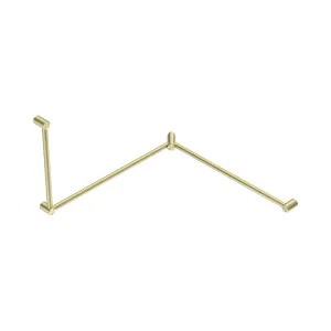Mecca Care 32mm DDA Accessible Toilet Grab Rail Set 90 Degree Continuous 600X1065X1025mm Brushed Gold by NERO, a Accessible for sale on Style Sourcebook