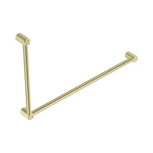 Mecca Care 32mm DDA Accessible Toilet Grab Rail Set 90 Degree 600X1000mm Brushed Gold by NERO, a Accessible for sale on Style Sourcebook