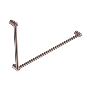 Mecca Care 32mm DDA Accessible Toilet Grab Rail Set 90 Degree 600X1000mm Brushed Bronze by NERO, a Accessible for sale on Style Sourcebook