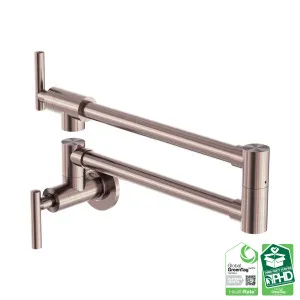Zen 316L Stainless Steel Pot Filler Brushed Bronze by NERO, a Kitchen Taps & Mixers for sale on Style Sourcebook