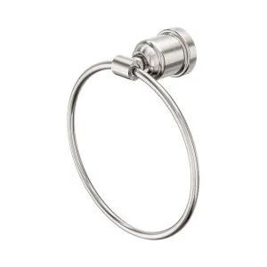 York Towel Ring Brushed Nickel by NERO, a Towel Rails for sale on Style Sourcebook
