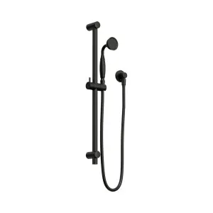 York Shower Rail With Metal Hand Shower Matte Black by NERO, a Shower Heads & Mixers for sale on Style Sourcebook