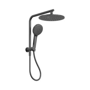 Mecca 2 In 1 Twin Shower Gun Metal by NERO, a Shower Heads & Mixers for sale on Style Sourcebook