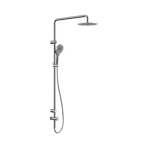 Mecca Care 25mm Grab Rail Twin Shower Set - 600mm Arm Chrome by NERO, a Shower Heads & Mixers for sale on Style Sourcebook