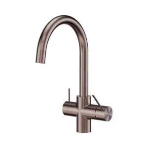 Mecca 3 Way Filtered Mixer Tap Brushed Bronze by NERO, a Kitchen Taps & Mixers for sale on Style Sourcebook