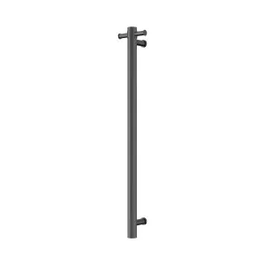 Mecca 240V Single Vertical Heated Towel Rail Gun Metal by NERO, a Towel Rails for sale on Style Sourcebook