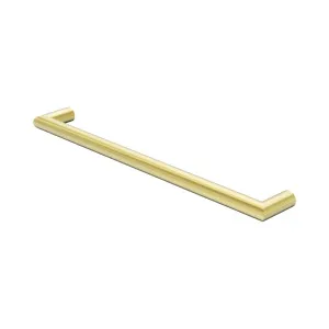 Mecca 240V Single Heated Towel Rail Brushed Gold by NERO, a Towel Rails for sale on Style Sourcebook