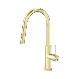 Mecca Smart Sensor Pull Out Kitchen Mixer Brushed Gold by NERO, a Kitchen Taps & Mixers for sale on Style Sourcebook