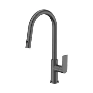 Bianca Pull Out Sink Mixer With Vegie Spray Function Gun Metal by NERO, a Kitchen Taps & Mixers for sale on Style Sourcebook