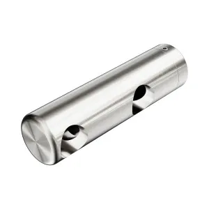 Mecca Care Make Your Own 25mm Grab Rail Double Towel Bracket Left Brushed Nickel by NERO, a Accessible for sale on Style Sourcebook