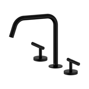 Mecca Lever Bath/Kitchen Set Edge Spout II Matte Black by NERO, a Kitchen Taps & Mixers for sale on Style Sourcebook