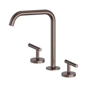 Mecca Lever Bath/Kitchen Set Edge Spout Brushed Bronze by NERO, a Kitchen Taps & Mixers for sale on Style Sourcebook