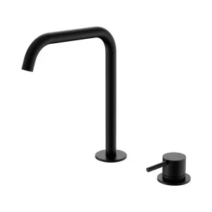Mecca Hob Bath/Kitchen Mixer Set Edge Spout Matte Black by NERO, a Kitchen Taps & Mixers for sale on Style Sourcebook