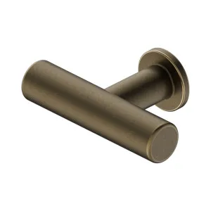 Mecca T-Pull Handle Tumbled Antique Brass by NERO, a Cabinet Hardware for sale on Style Sourcebook