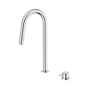 Mecca Hob Mounted Pull Out Sink Mixer Chrome by NERO, a Kitchen Taps & Mixers for sale on Style Sourcebook