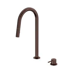 Mecca Hob Mounted Pull Out Sink Mixer Rome Bronze by NERO, a Kitchen Taps & Mixers for sale on Style Sourcebook