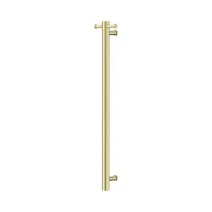 Mecca 12V Single Vertical Heated Towel Rail Brushed Gold by NERO, a Towel Rails for sale on Style Sourcebook