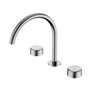 Serenity Bath/Kitchen Set Arc Spout With Rome Travertine Handle Brushed Gold by NERO, a Kitchen Taps & Mixers for sale on Style Sourcebook
