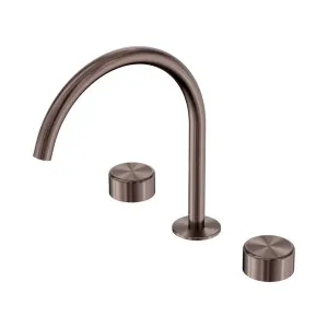 Serenity Bath/Kitchen Set Arc Spout With Metal Handle Brushed Bronze by NERO, a Kitchen Taps & Mixers for sale on Style Sourcebook