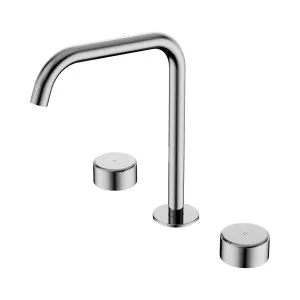 Serenity Bath/Kitchen Set Edge Spout With Rome Travertine Handle Brushed Gold by NERO, a Kitchen Taps & Mixers for sale on Style Sourcebook